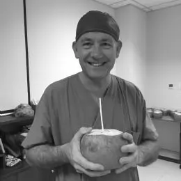 noci di cocco in sala relax tra un intervento ed un altro